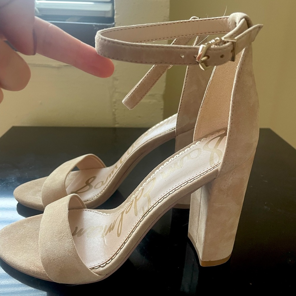 Sam Edelman Yaro Heel- Size 6 Suede Brand New